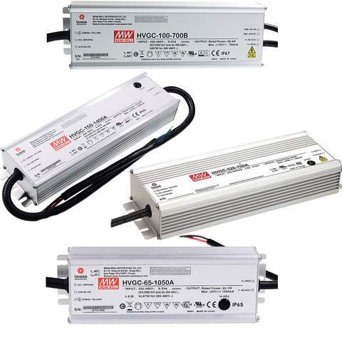 HVGC-65/100/150/240 180-528VAC Meanwell controlador de LED, corriente constante, 350/500/700/1050/1400/1750/2100/2800/3500mA para reflector ► Foto 1/4