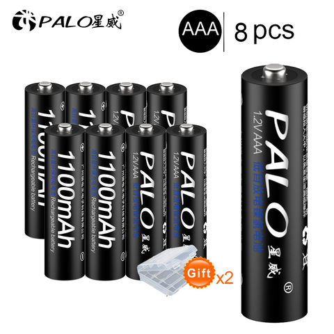 Pilas recargables AAA de 1100mah, baterías recargables AAA de 1,2 V NI-MH aaa de 4 a 28 Uds. ► Foto 1/6