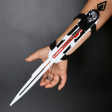 Figura de acción de Hidden Blade Sleeve, espada con hoja de metal escondida, armas Edward, juguete desplegable para niños ► Foto 1/6