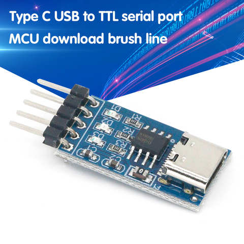 Puerto serie USB tipo C a TTL, ch340n, actualización de módulo, MCU, línea de cepillo de descarga ► Foto 1/6