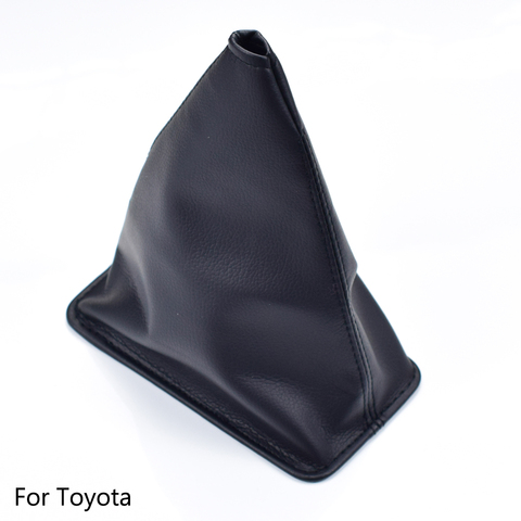 Palanca de cambio de marchas de cuero PU para coche Toyota Corolla, cubierta a prueba de polvo, color negro, para modelos 1998, 1999, 2000, 2001, 2002, 2003 y 2009 ► Foto 1/4