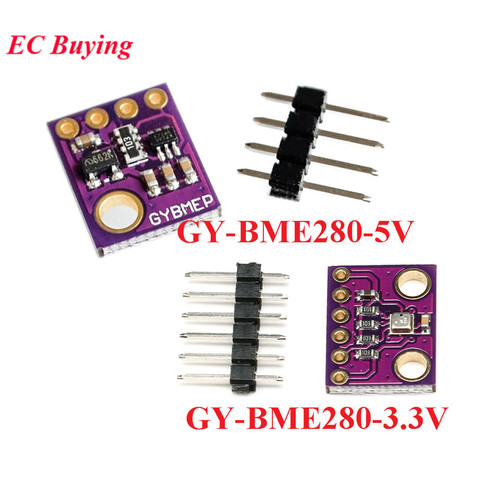 GY-BME280-3.3V-Sensor Digital de temperatura, humedad, presión atmosférica, módulo IIC I2C SPI, 5V, 3,3 V, BME280, BMP280 ► Foto 1/6
