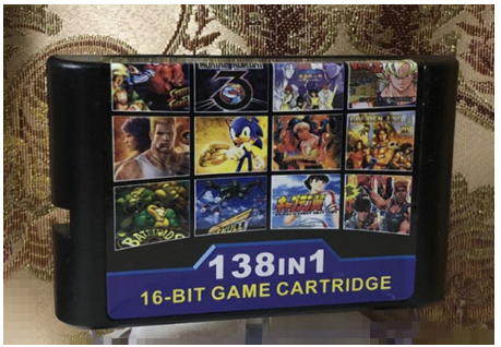 Colección de 138 juegos en 1 para SEGA GENESIS, Cartucho de juego MegaDrive de 16 bits para consolas PAL y NTSC ► Foto 1/4