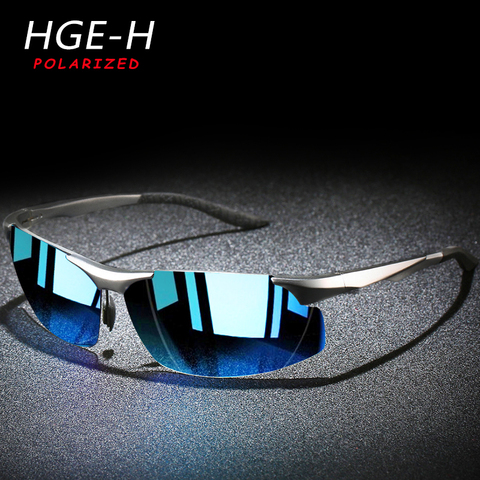 HGE-H clásico diseño De aluminio gafas De Sol hombres mujeres polarizado vasos duraderos marco gafas De Sol hombre gafas De Sol De tonos KD116 ► Foto 1/6