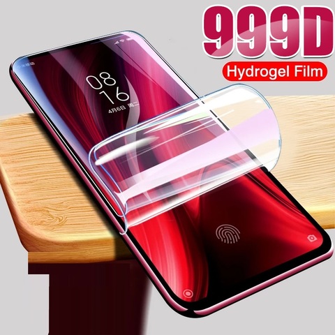 Película de hidrogel para Xiaomi Redmi 5 Plus 6A 6 Pro, película suave para Redmi Note 5, 6, 7, 8, 9, K20, K30 Pro, 8T, Protector de pantalla sin cristal ► Foto 1/6