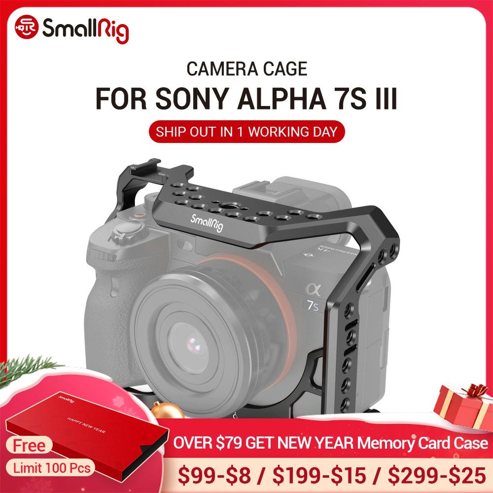 SmallRig-jaula de montaje de forma para cámara, jaula para cámara DSLR A7SIII, para Sony Alpha 7S III, 2999 ► Foto 1/6