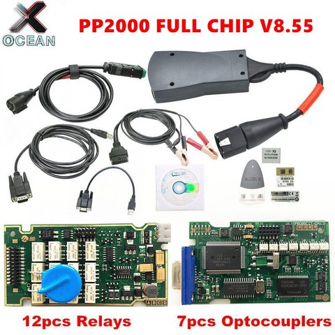 Herramienta de diagnóstico para coche, Lexia 3 Chip completo Diagbox V9.68 V7.83 8,55 PP2000 V25/V48, Firmware 921815C para Citroen/Peugeot OBDII ► Foto 1/6