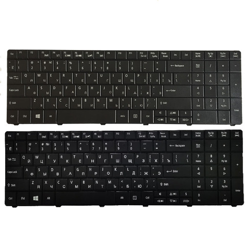 Teclado ruso RU para portátil Acer Aspire E1-732 E1-732G E1-772G ► Foto 1/6