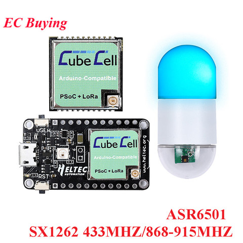 ASR6501 SX1262 Placa de desarrollo LoRaWAN Módulo Sensor CubeCell ASR650x Wifi 868MHZ 915MHZ 433MHZ para Arduino para nodo LoRa ► Foto 1/6