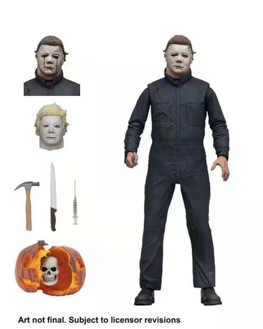 NECA-figuras de acción de Halloween 2 Ultimate Michael Myers, modelo de articulaciones movibles, juguetes de 18cm ► Foto 1/6