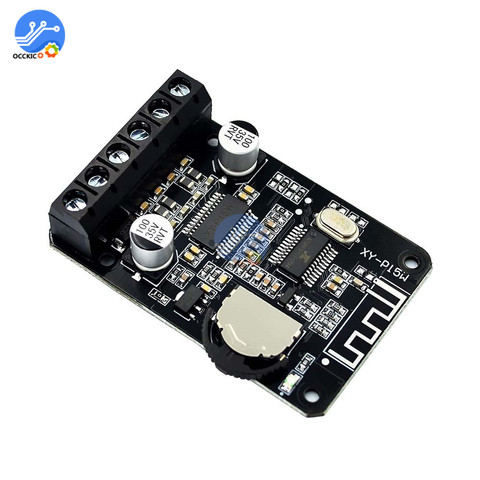 Placa amplificadora XY-P15W Bluetooth 5,0, amplificador de potencia de Audio estéreo Digital, placa de sonido AMP, 8V CC de, 12V, 24V, 10W, 15W y 20W ► Foto 1/6