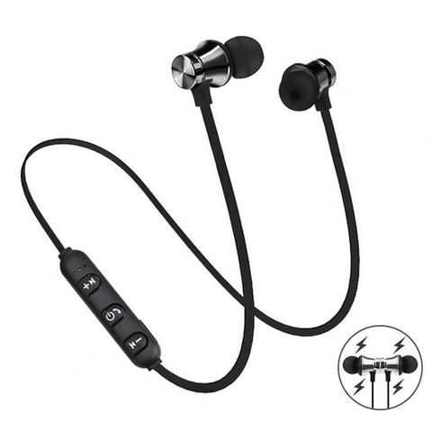 Auriculares magnéticos inalámbricos por Bluetooth, cascos deportivos estéreo impermeables, intrauditivos con micrófono ► Foto 1/6