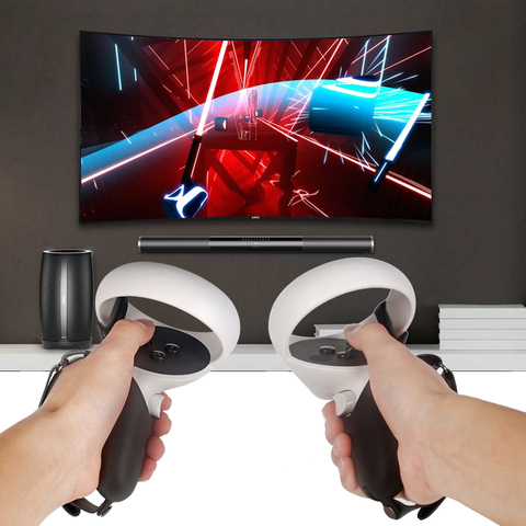 GOMRVR-accesorios para mando de VR Beschermhoes Voor Oculus Quest 2, funda de controlador Vr con banda para nudillos, agarre de mano, Voor Oculus Quest 2 ► Foto 1/6