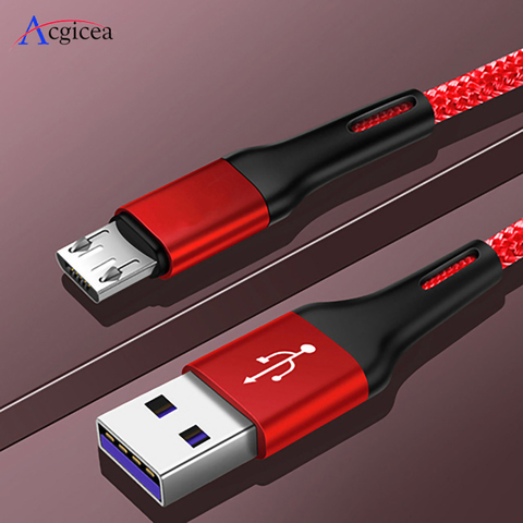 Cable Micro USB de 1m, 2m y 3m para Xiaomi Redmi Note 5 Pro, Cable de datos de teléfono móvil Android para Samsung S7, carga rápida ► Foto 1/6