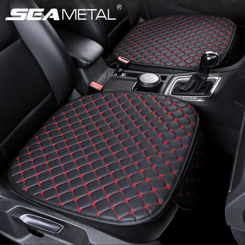 Coche Set de funda de asiento de cuero Universal cubiertas de asiento de coche de protección Auto asientos cojín de silla Protector Interior Accesorios ► Foto 1/6