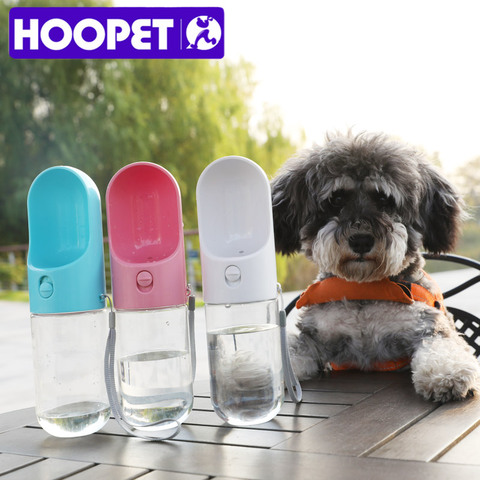 HOOPET, botella de agua para perros pequeños y grandes, tazón para beber para perros, gatos y cachorros, dispensador de agua al aire libre para mascotas, producto para mascotas ► Foto 1/6