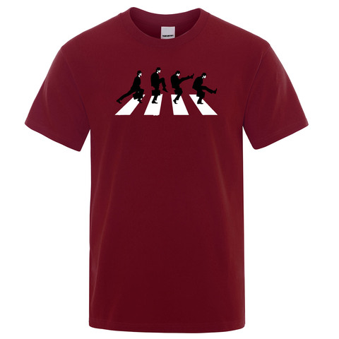 Camiseta de algodón para hombre, camiseta de Monty Python, Camiseta estampada de manga corta, informal, 2022 ► Foto 1/6