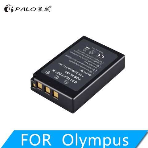 PALO-Batería de PS-BLS5 BLS-5 BLS50 de BL-S5 BLS-50, de 2000mAh para Olympus PEN E-PL2, E-PL5, E-PL6, E-PL7, E-PM2, OM-D, E-M10 II ► Foto 1/6