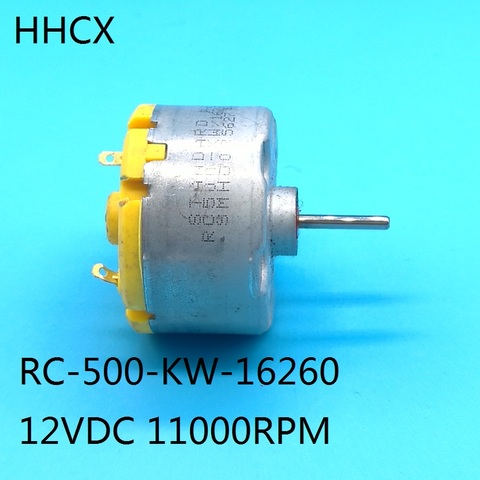 Motor de RC500-KW-16260 DC, micromotor DC 500, motor de cepillo de metal precioso, RC500-KW, 12VDC, 11000RPM, 1 Uds. ► Foto 1/4