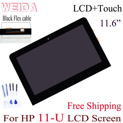 WEIDA 1366*768 LCD reemplazo 11,6 