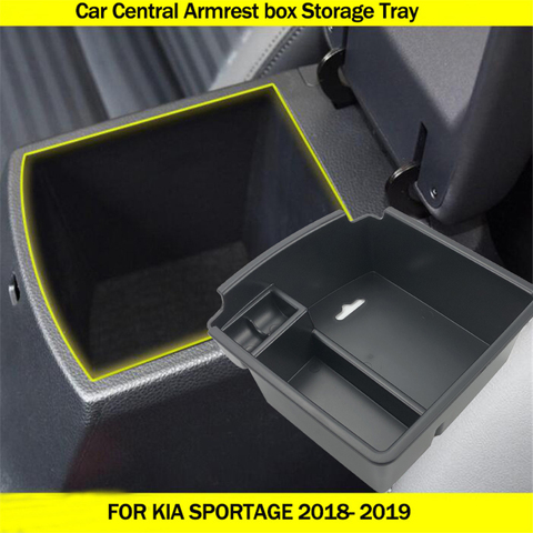 Car styling dedicado modificado central reposabrazos caja de almacenamiento pallet guante para El KIA Rio K2 K5 KX3 KX5 sportage R ► Foto 1/6