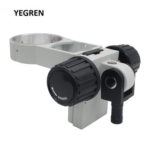Sistema de ajuste de enfoque grueso para microscopio, soporte de cabeza de 76mm, anillo y brazo para microscopio estéreo, enfoque Industrial ajustado ► Foto 1/6
