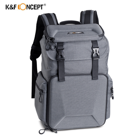 K & F CONCEPT-mochila impermeable multifuncional para cámara, gran capacidad, bolsa de viaje para cámara con bolsa para trípode ► Foto 1/6