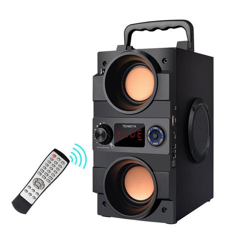 TOPROAD-altavoz inalámbrico portátil con Bluetooth, Subwoofer de graves de gran potencia de 30W, para fiestas, con Control remoto y Radio FM ► Foto 1/6