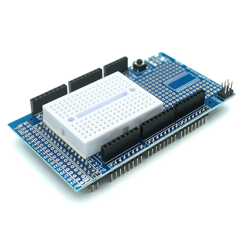 Placa de desarrollo de expansión MEGA 2560 R3 Proto, prototipo Shield V3.0, Mini Placa de pruebas PCB, 170 puntos de conexión para arduino ► Foto 1/4