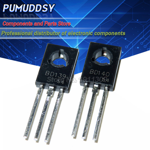 20 piezas = 10 piezas BD139 + 10PCS BD140 TO126-126 regulador de tensión ► Foto 1/1