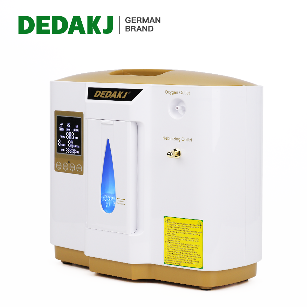 DEDAKJ DE-1LW nebulizador concentrador de oxígeno portátil para el