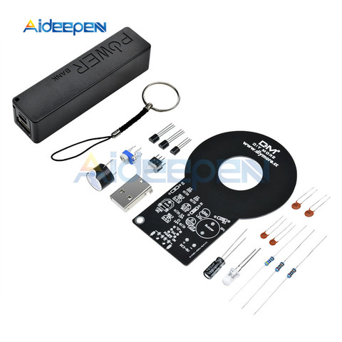 Kit de Detector de metales DC 3V-5V 60mm, módulo de Sensor sin contacto con caja de Banco de energía USB 18650 ► Foto 1/6