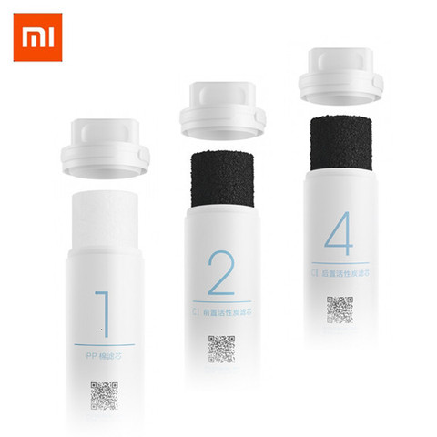 XIAOMI Mijia-filtro purificador de agua Original Mi, Repuesto de filtro de agua potable de algodón PP, carbón activado ► Foto 1/4