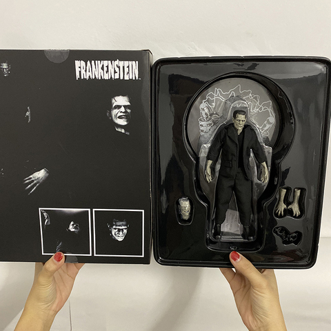 6 pulgadas 15cm Mezco Mary Shelley Frankenstein: 12 PVC figura de acción de juguete de modelos coleccionables ► Foto 1/6