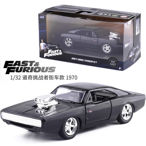 Cada-Coche de aleación de escala 1:32, modelo clásico, DODGE Charger R/T, vehículo fundido a presión de Metal, juguete de colección para niños, regalo ► Foto 1/4