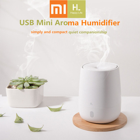 Xiaomi Mijia HL-minidifusor de aromaterapia portátil con USB, Humidificador silencioso, fabricante de niebla de Aroma, 7 colores claros, y la Oficina para el hogar, Original ► Foto 1/6