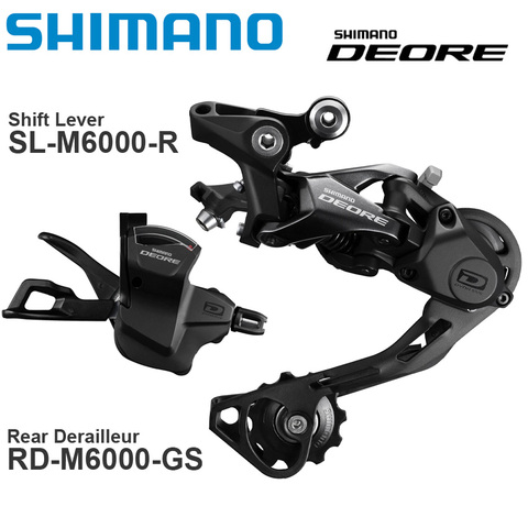 SHIMANO-palanca de cambios de 10 velocidades DEORE M6000 grupo, desviador trasero M6000 para bicicleta de montaña ► Foto 1/5