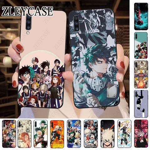 Mi héroe Boku No Academia Deku Bakugou caso de teléfono para Samsung Galaxy A50 A10 A20 A20E A20S A30S A40 A71 A70 A30 A6 A7 A8 caso ► Foto 1/6