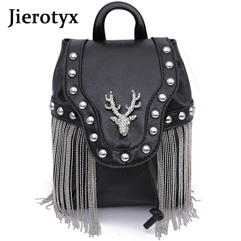 JIEROTYX de Rock gótico Vintage de cuero Retro Steampunk bolso monedero titular mujeres mensajero bolsa 2022 ► Foto 1/6