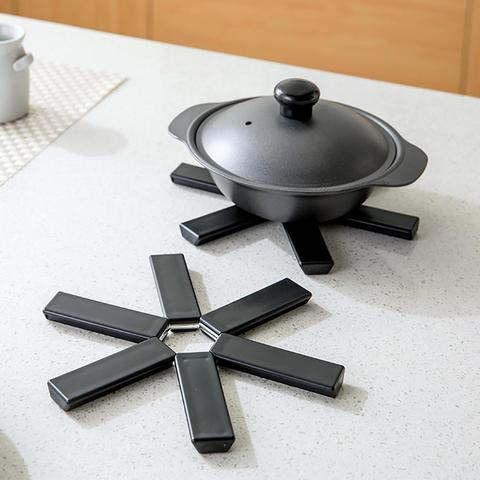 Alfombrilla aislada plegable antideslizante para cocina, almohadilla de cojín resistente al calor, sartén, Mantel Individual, soporte para posavasos ► Foto 1/6