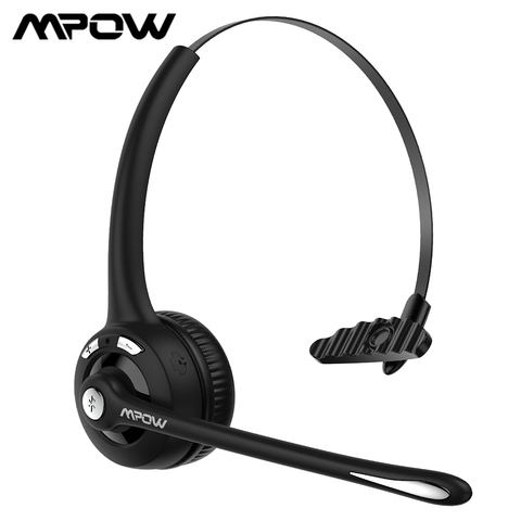 Auriculares Mpow Pro Office mejorados inalámbricos Bluetooth 5,0 Crystal Clear con micrófono giratorio de cancelación de ruido para conductor ► Foto 1/6