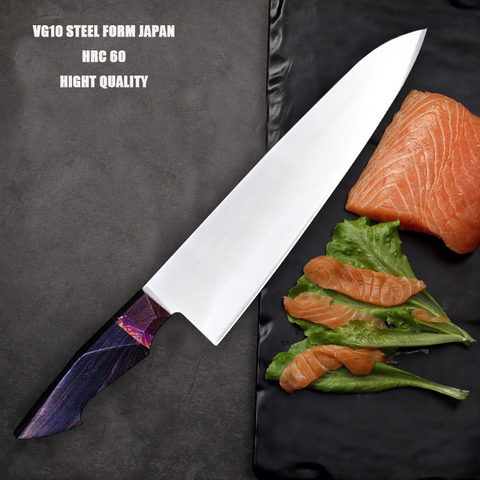 Damasco Santoku-cuchillo japonés Damasco vg10, acero para Chef, herramientas de cocina, Sushi Sashimi, herramientas de cocinero Pro Sharp ► Foto 1/6