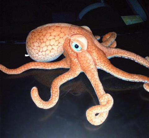 Simulación súper pulpo de peluche de juguete de peluche animales de peluche mar truco aterrador muñeca juguetes para niños Cosplay juguete Super grande animal relleno, regalo ► Foto 1/1