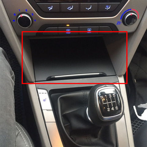 Central de control de la interfaz de alimentación USB base encendedor de compartimento de almacenamiento para asiento de la Asamblea para Hyundai Elantra 2016-2022 84680-F2200 ► Foto 1/6