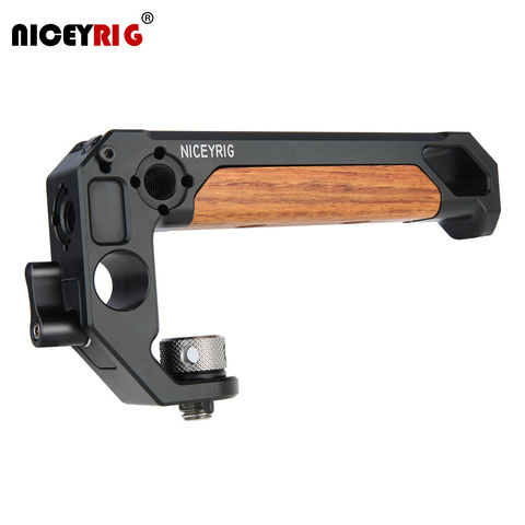 Niceyrig-MANGO superior para cámara DSLR, mango de sujeción lateral con abrazadera de varilla de 15mm, orificios de localización, aparejo para cámara ► Foto 1/6