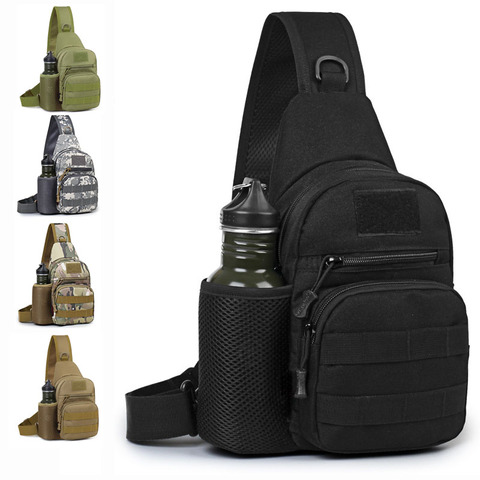 Bolsa de hombro táctica militar EDC, Airsoft Molle, mochila de viaje al aire libre, senderismo, Camping, caza ► Foto 1/6