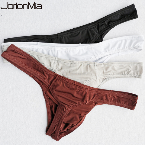 4 unids/lote Sexy ropa interior Personal Bikini Tanga deportistas calzoncillos tipo Tanga Hombre Pantalones cortos exótico T-YJ002 ► Foto 1/6