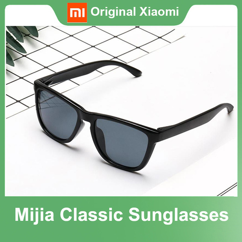 Xiaomi Mijia-gafas de sol cuadradas para hombre y mujer, lentes de sol cuadradas clásicas para conducir al aire libre, de viaje, Anti-UV, sin tornillo, 2022 ► Foto 1/6