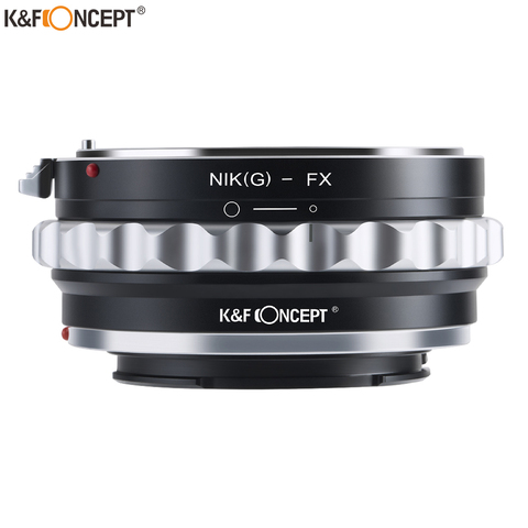 Anillo adaptador de lente de cámara K & F para lente de montaje Nikon G (a) apto para Fujifilm Fuji FX X-Pro1 X-M1 X-A1 X-E1 cuerpo adaptador ► Foto 1/6