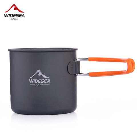 Widesea-taza de aluminio para acampada, taza de café al aire libre, vajilla de Turismo, suministros de equipo de cocina para Picnic, senderismo y senderismo turístico ► Foto 1/6